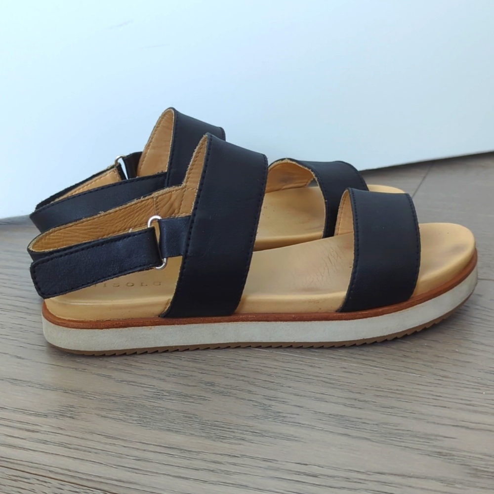 Nisolo Go-To Platform Sandals, Size 7.5